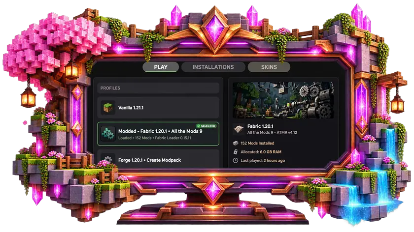 Launch the Forge Profile